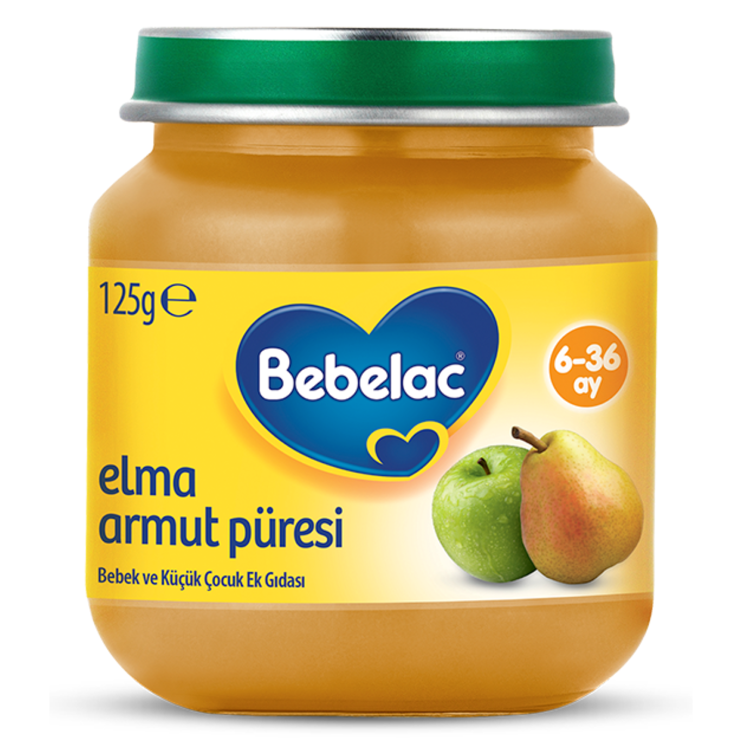 Bebelac Elma Armut Püre 6x125 Gr.