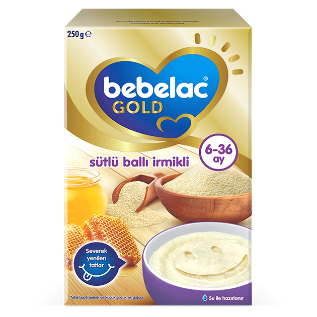 Bebelac Gold Sütlü Ballı İrmikli Ek Gıda 250 Gr.