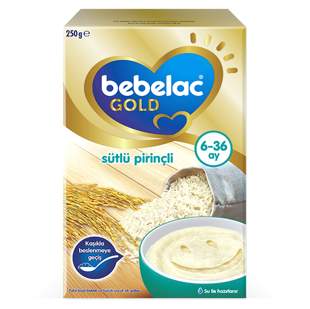 Bebelac Gold Sütlü Pirinçli Ek Gıda 250 Gr.