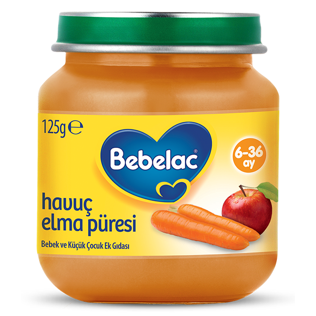 Bebelac Havuç Elma Püre 6x125 Gr.